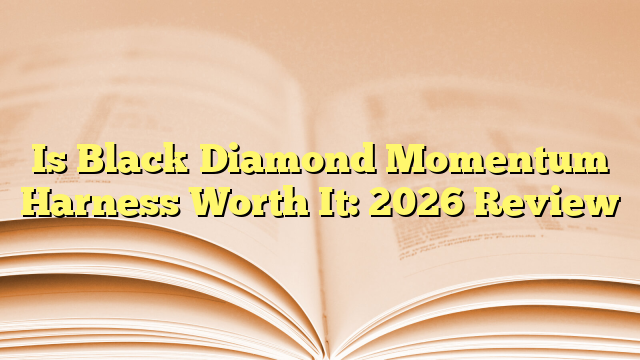 Is Black Diamond Momentum Harness Worth It: 2026 Review