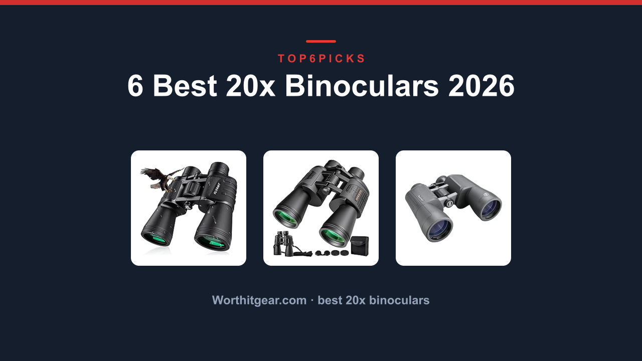 6 Best 20x Binoculars 2026