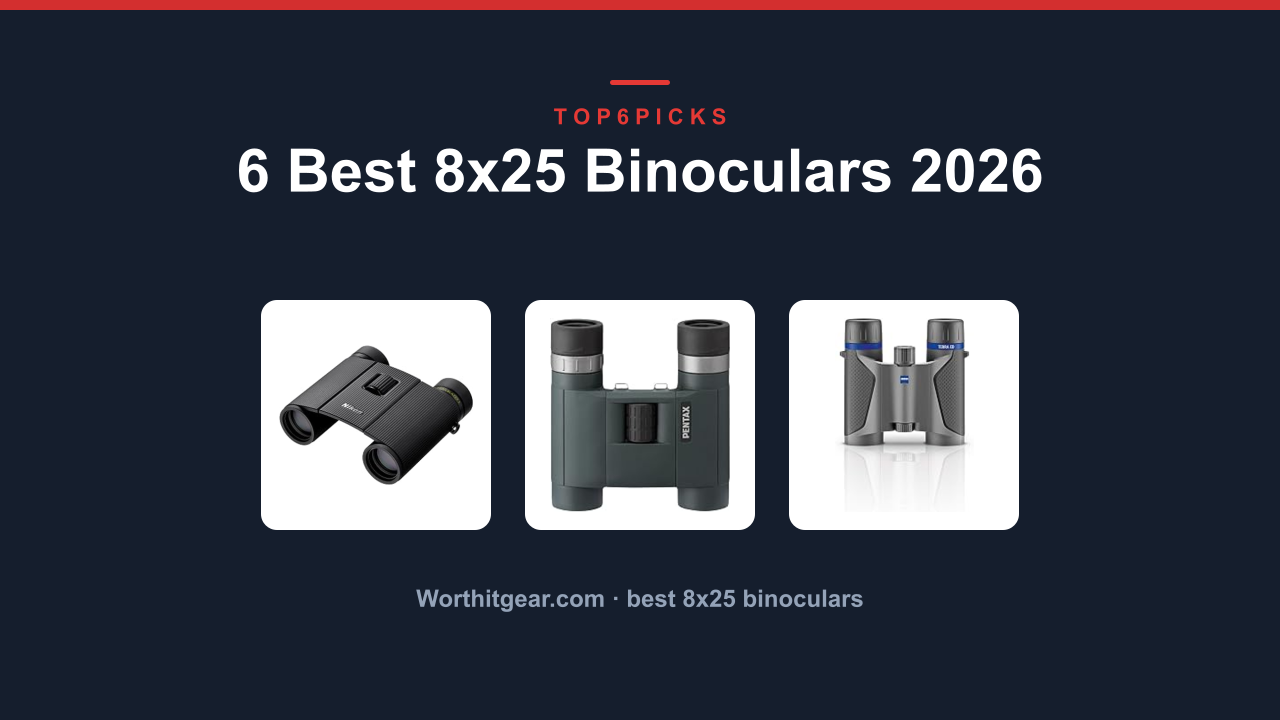 6 Best 8x25 Binoculars 2026