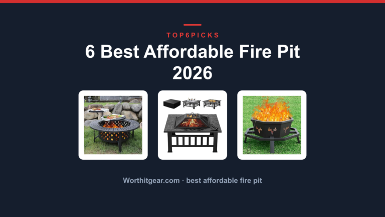 6 Best Affordable Fire Pit 2026