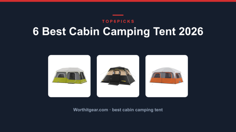 6 Best Cabin Camping Tent 2026