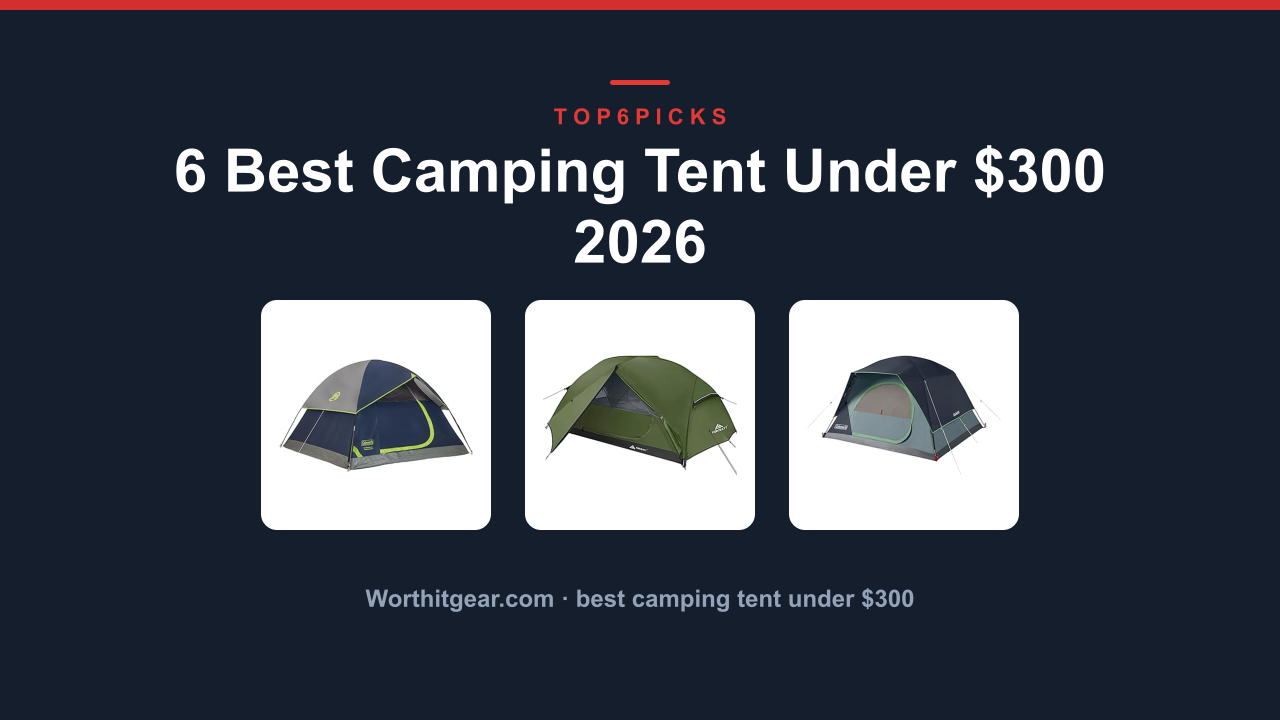 6 Best Camping Tent Under $300 2026