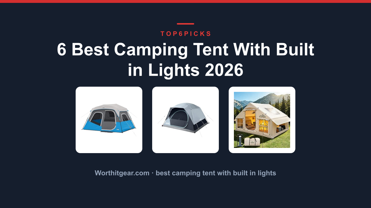 6 Best Camping Tent With Built in Lights 2026