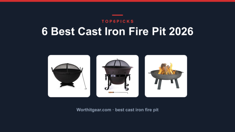 6 Best Cast Iron Fire Pit 2026