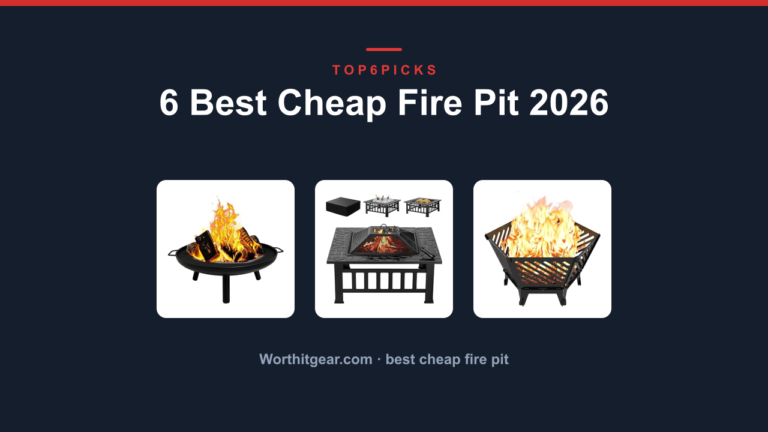 6 Best Cheap Fire Pit 2026