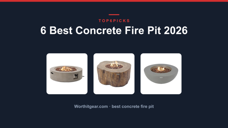 6 Best Concrete Fire Pit 2026