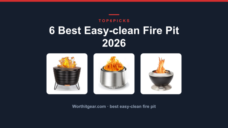 6 Best Easy-clean Fire Pit 2026