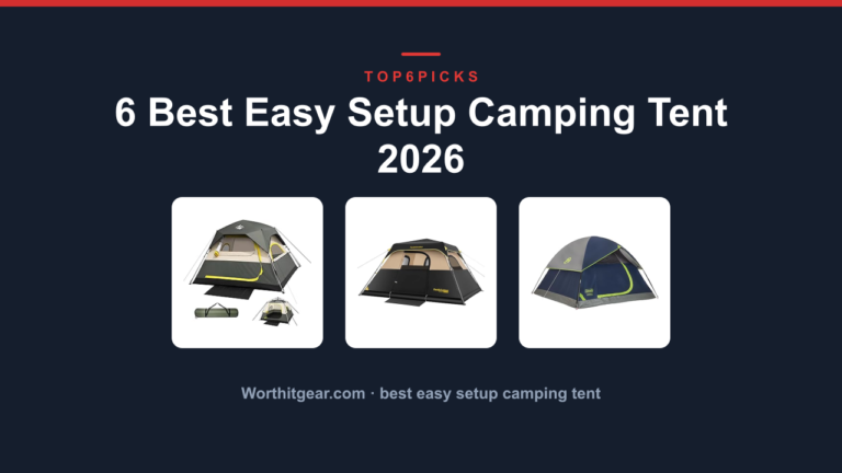 6 Best Easy Setup Camping Tent 2026