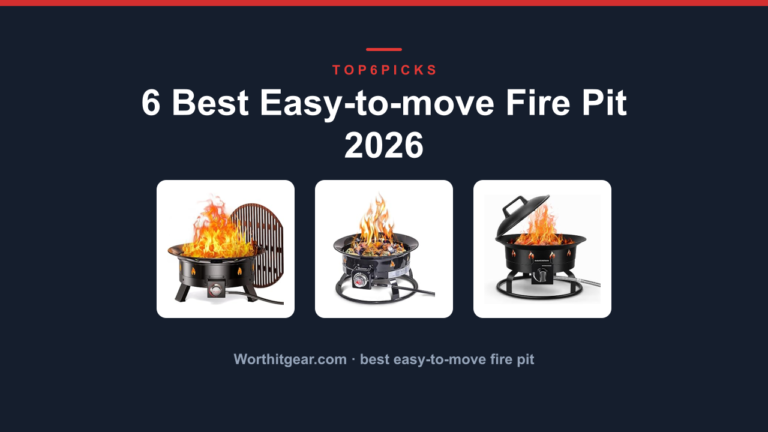 6 Best Easy-to-move Fire Pit 2026