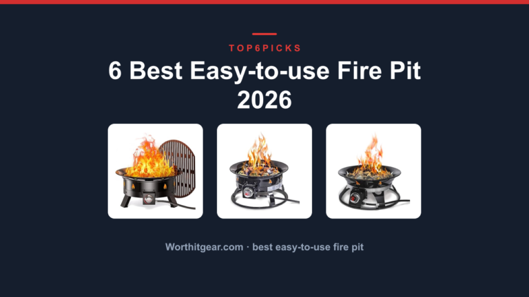 6 Best Easy-to-use Fire Pit 2026