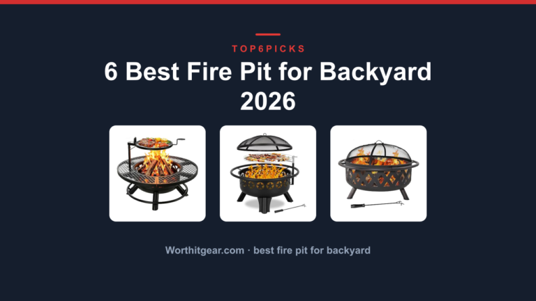 6 Best Fire Pit for Backyard 2026