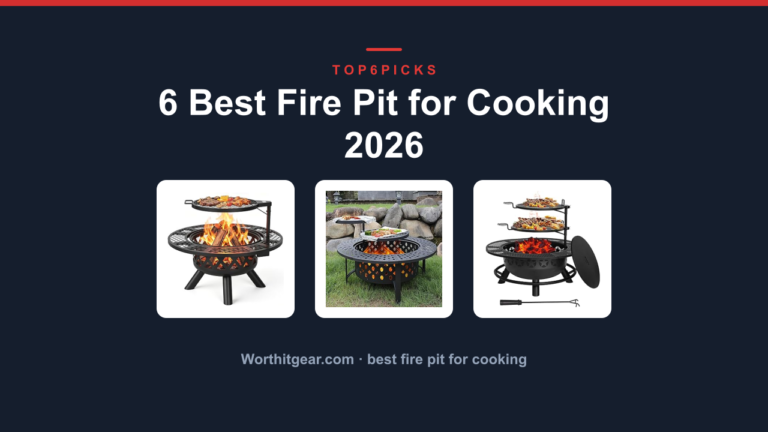 6 Best Fire Pit for Cooking 2026