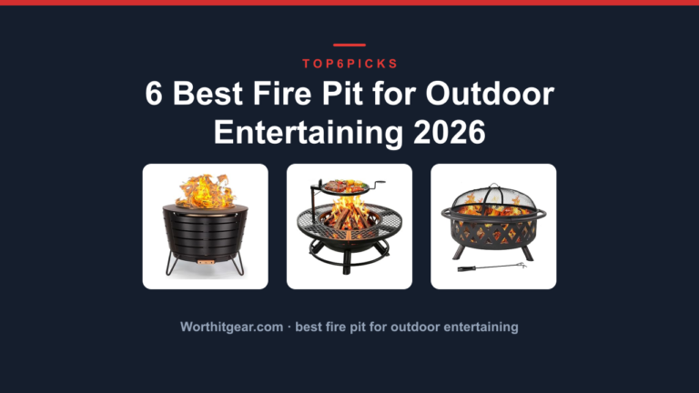 6 Best Fire Pit for Outdoor Entertaining 2026