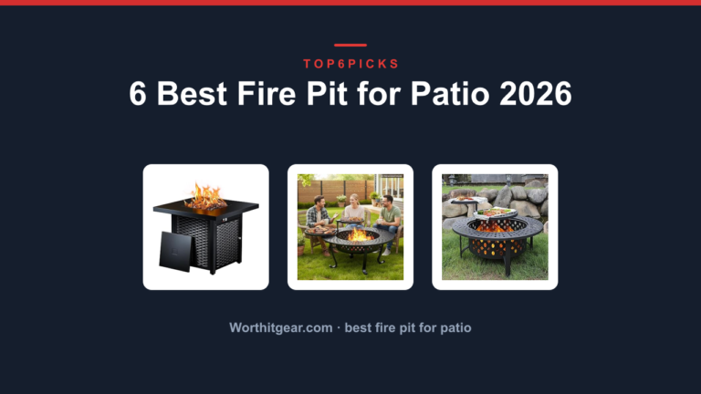 6 Best Fire Pit for Patio 2026