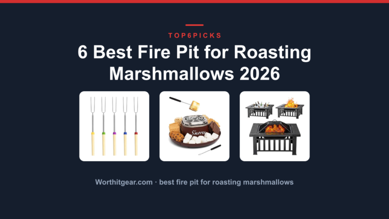 6 Best Fire Pit for Roasting Marshmallows 2026