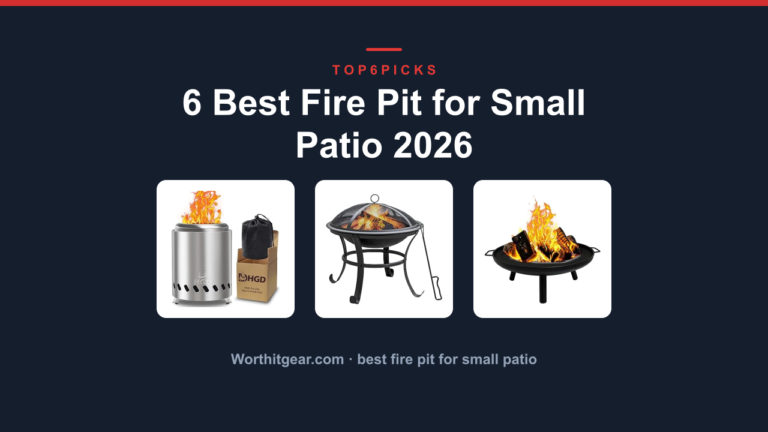 6 Best Fire Pit for Small Patio 2026