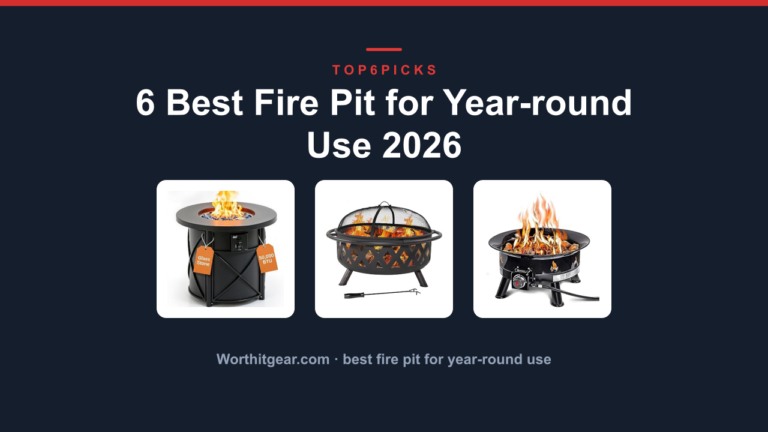 6 Best Fire Pit for Year-round Use 2026