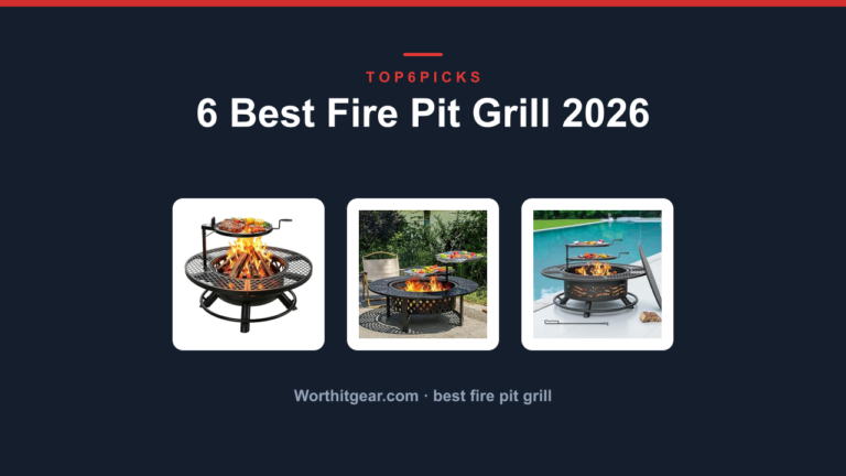 6 Best Fire Pit Grill 2026