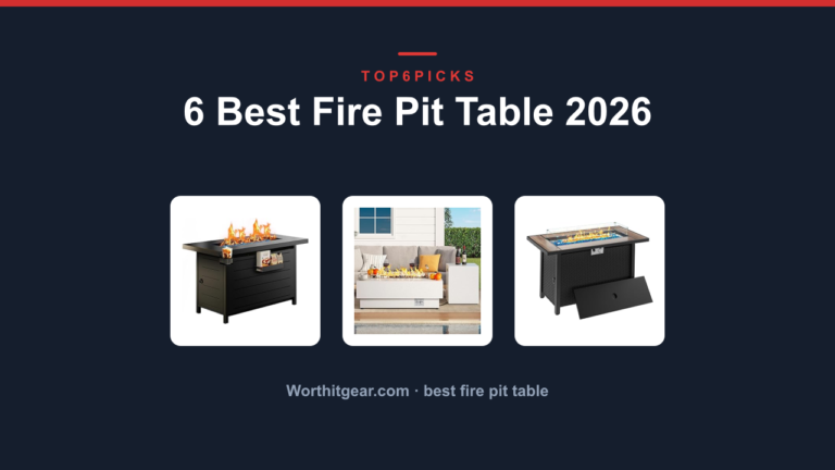 6 Best Fire Pit Table 2026