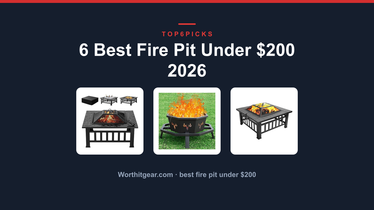 6 Best Fire Pit Under $200 2026