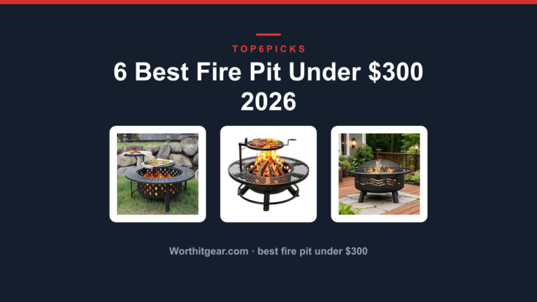 6 Best Fire Pit Under $300 2026