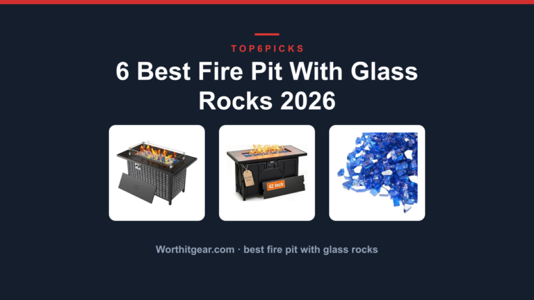 6 Best Fire Pit With Glass Rocks 2026