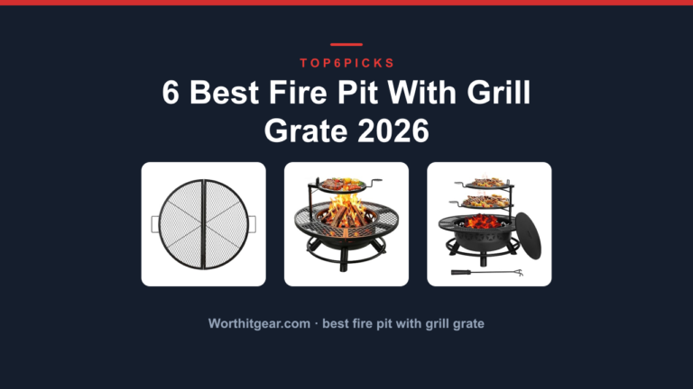 6 Best Fire Pit With Grill Grate 2026