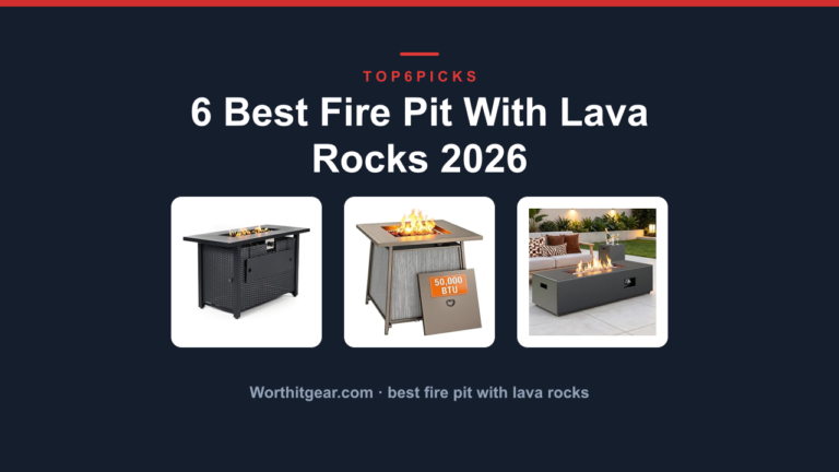 6 Best Fire Pit With Lava Rocks 2026