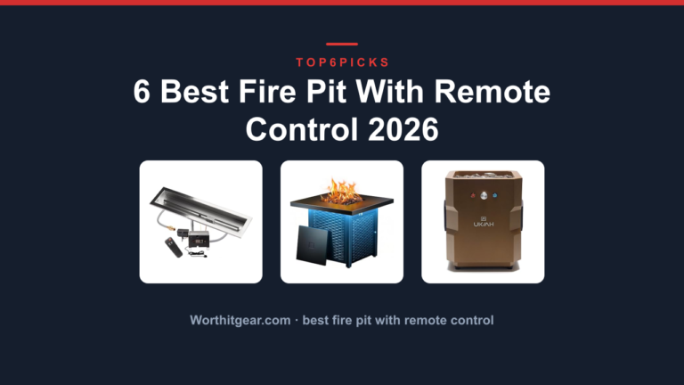6 Best Fire Pit With Remote Control 2026