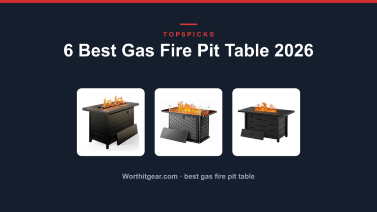 6 Best Gas Fire Pit Table 2026