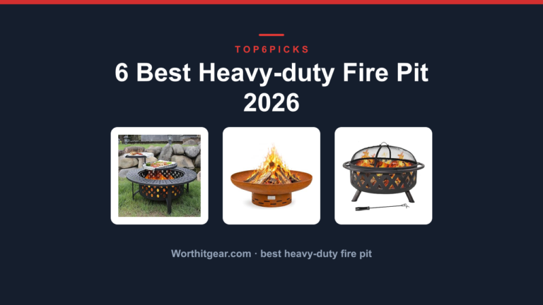 6 Best Heavy-duty Fire Pit 2026
