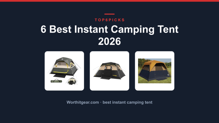 6 Best Instant Camping Tent 2026