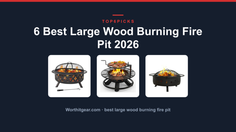 6 Best Large Wood Burning Fire Pit 2026