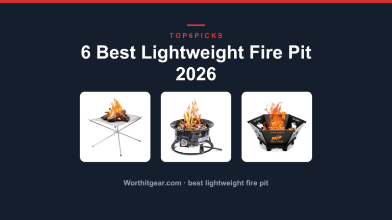 6 Best Lightweight Fire Pit 2026