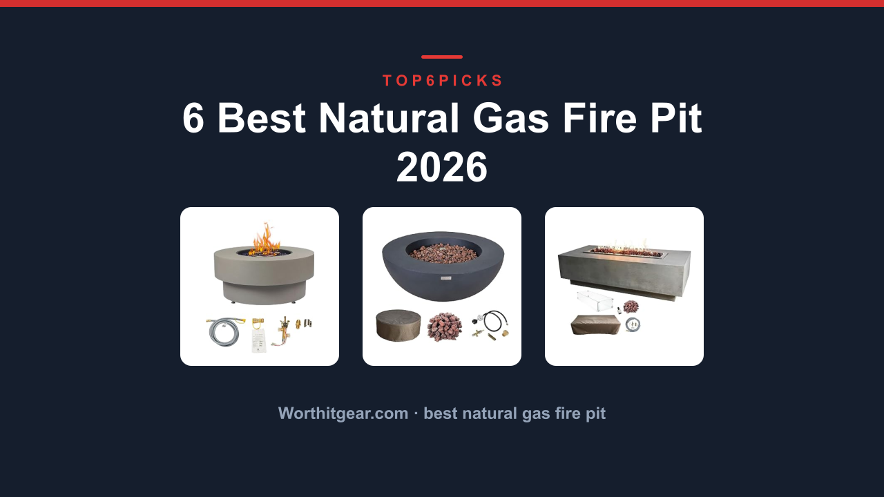 6 Best Natural Gas Fire Pit 2026
