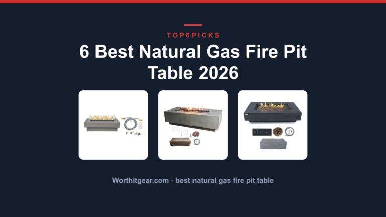 6 Best Natural Gas Fire Pit Table 2026