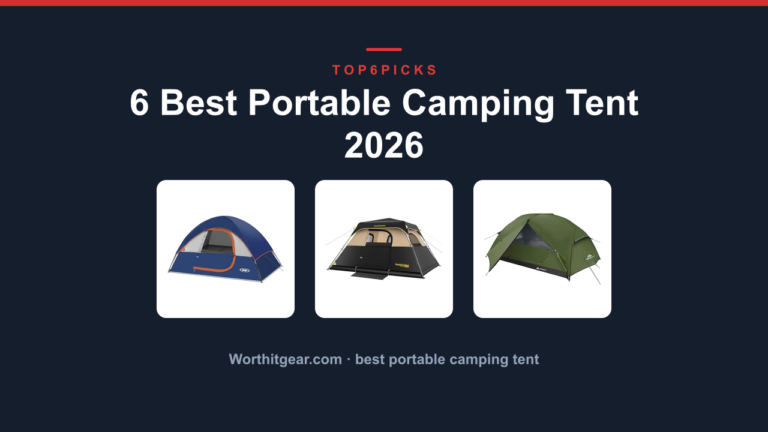 6 Best Portable Camping Tent 2026