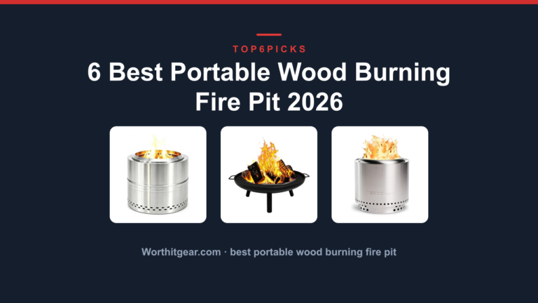 6 Best Portable Wood Burning Fire Pit 2026