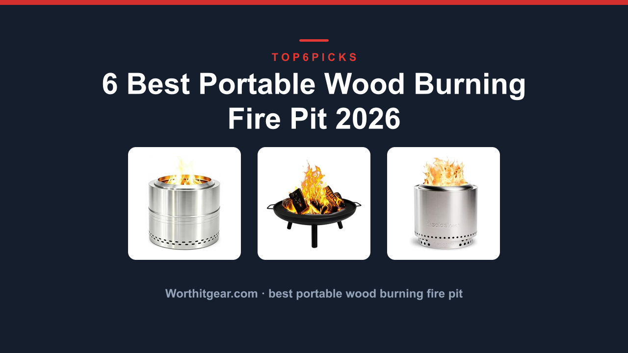 6 Best Portable Wood Burning Fire Pit 2026
