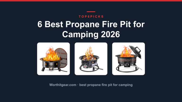 6 Best Propane Fire Pit for Camping 2026