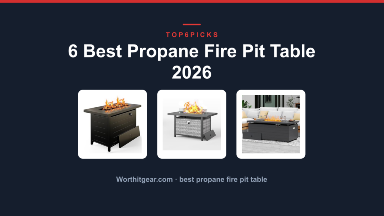 6 Best Propane Fire Pit Table 2026