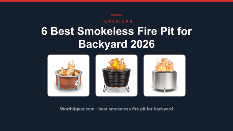 6 Best Smokeless Fire Pit for Backyard 2026