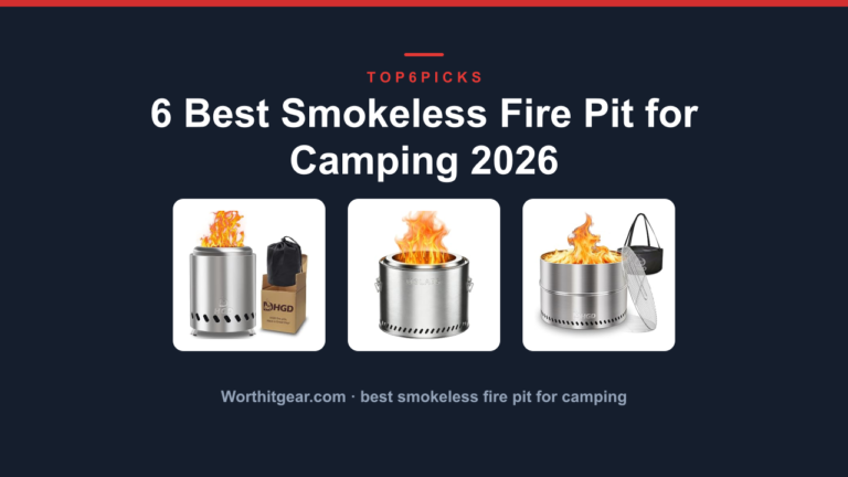 6 Best Smokeless Fire Pit for Camping 2026