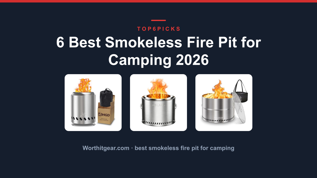 6 Best Smokeless Fire Pit for Camping 2026