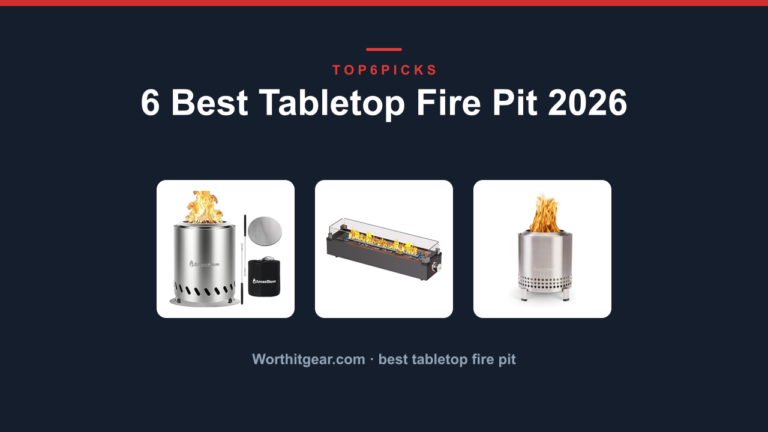 6 Best Tabletop Fire Pit 2026