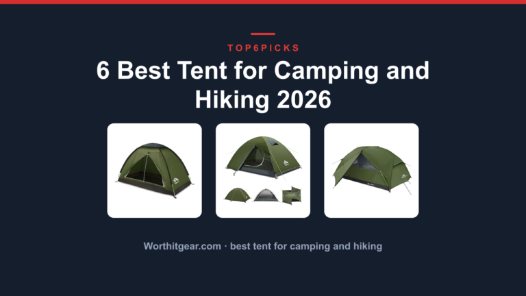 6 Best Tent for Camping and Hiking 2026