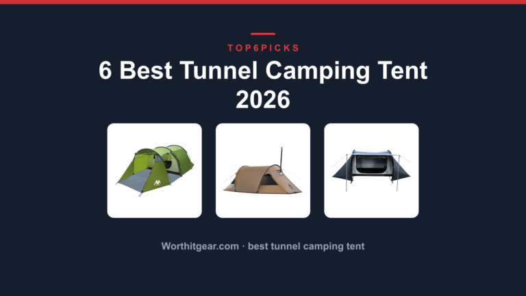 6 Best Tunnel Camping Tent 2026
