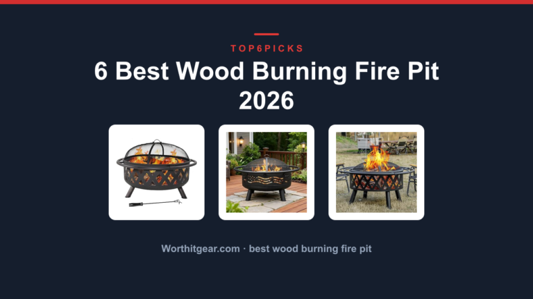 6 Best Wood Burning Fire Pit 2026