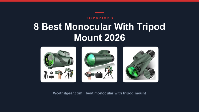 8 Best Monocular With Tripod Mount 2026