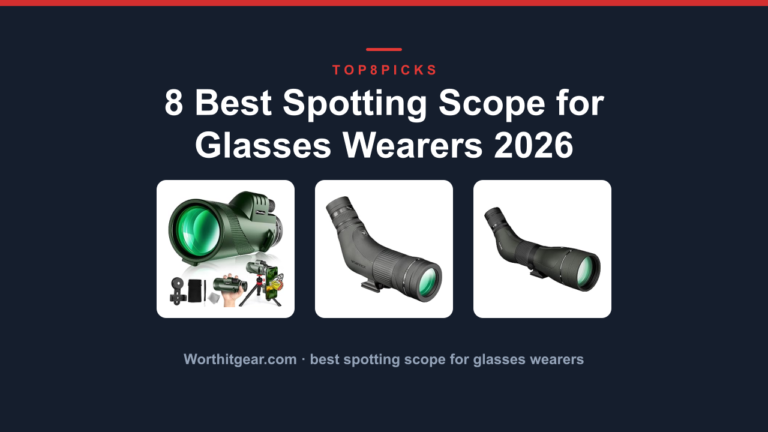 8 Best Spotting Scope for Glasses Wearers 2026